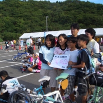 第２弾！みんなの自転車愛、聞いちゃいました！！マナーアップCM収録 in しまなみアイランドライド2011！！